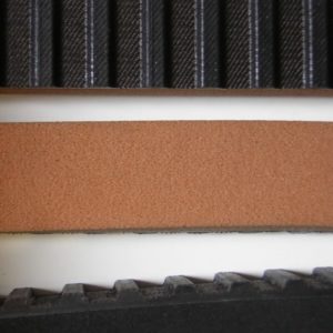 Belt coated rubber for bottling