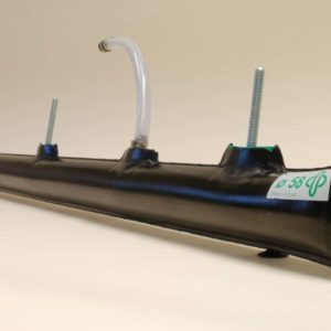 Gripper tubes inflatable air bag long neck bottle food contact compliant