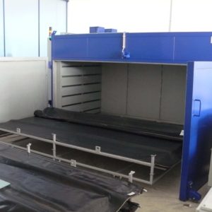 high-temperature vacuum bag with joint closing system