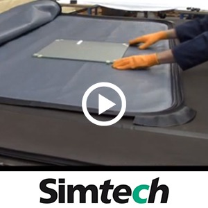 vacuum bag lamination for security glass bullet proof