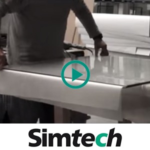 Video Simtech vacuum rubber bags vs. disposable film