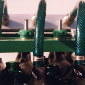 gripper tube for handling bottles